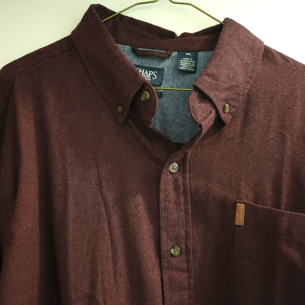 Chaps Mens Casual Button Down Shirt. Size 2xl. Preloved